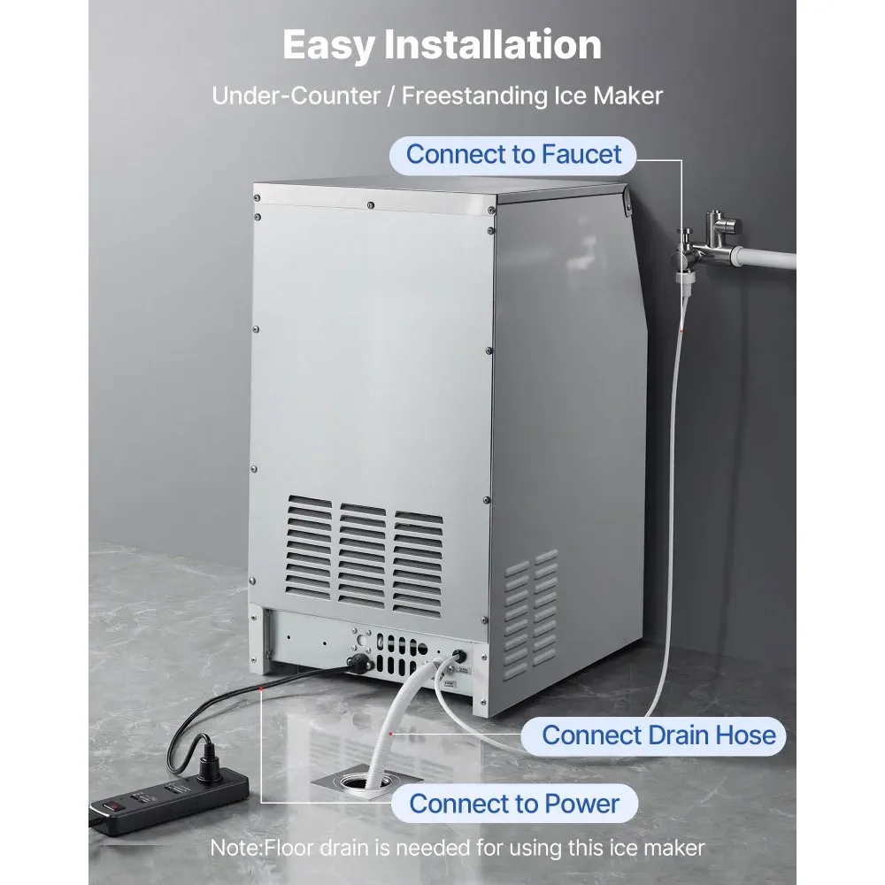 VEVOR ice maker dimensions