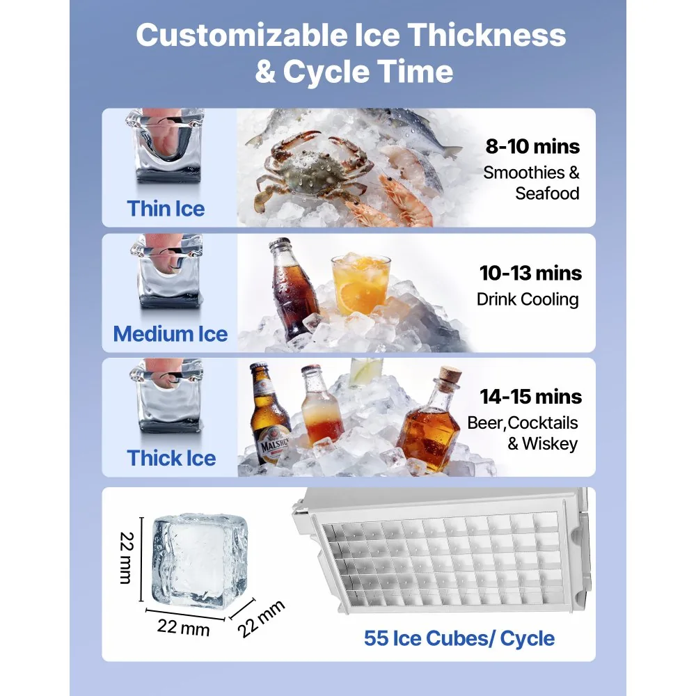 commercial ice maker ice storage bin and scoop