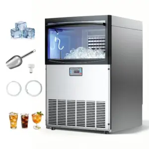 VEVOR commercial ice maker 200 lbs/24h front view