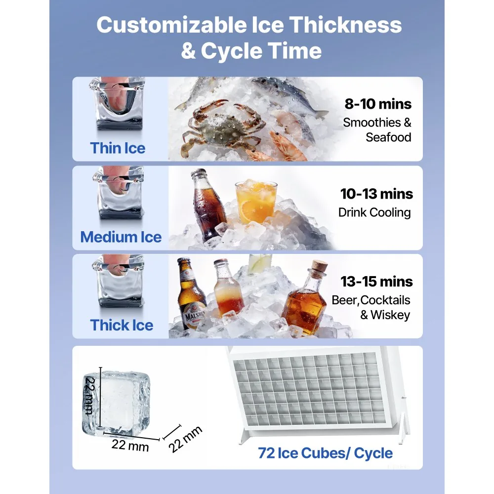 commercial ice maker ice storage bin and scoop