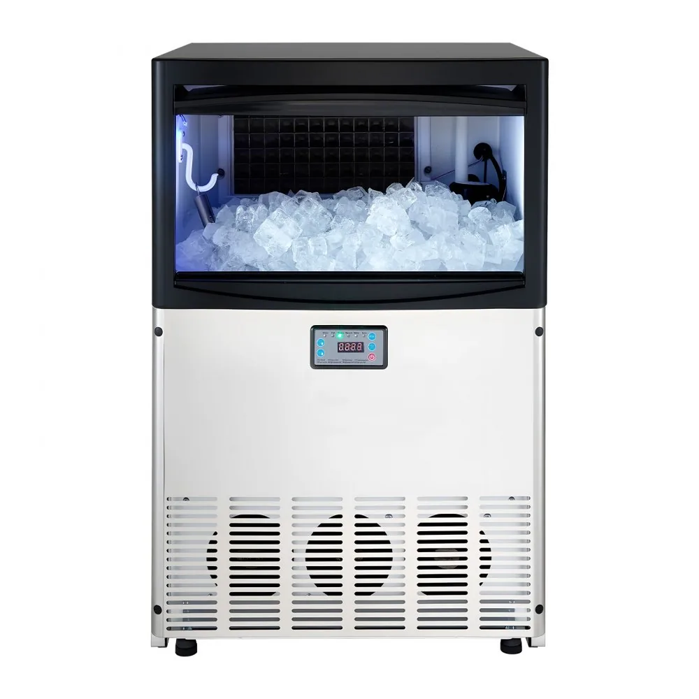 commercial ice maker in restaurant and bar