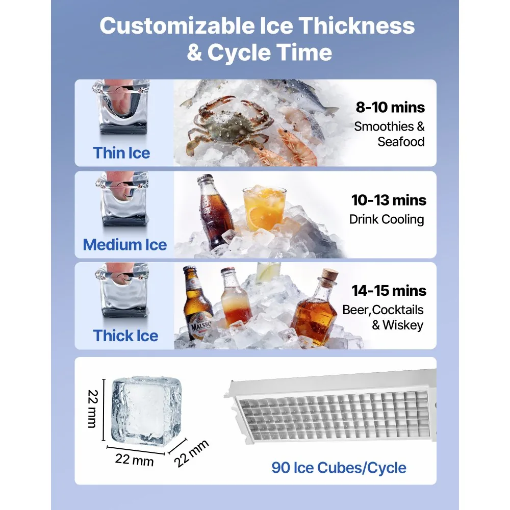 commercial ice maker ice storage bin and scoop
