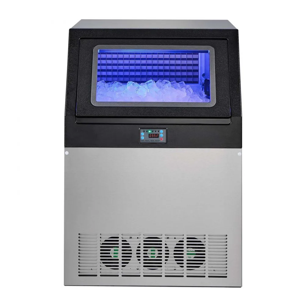 commercial ice maker in restaurant and bar
