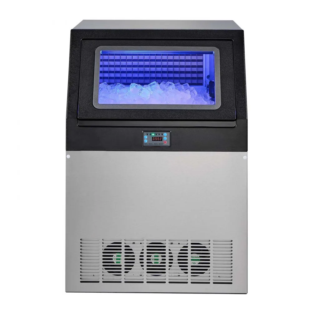commercial ice maker in restaurant and bar