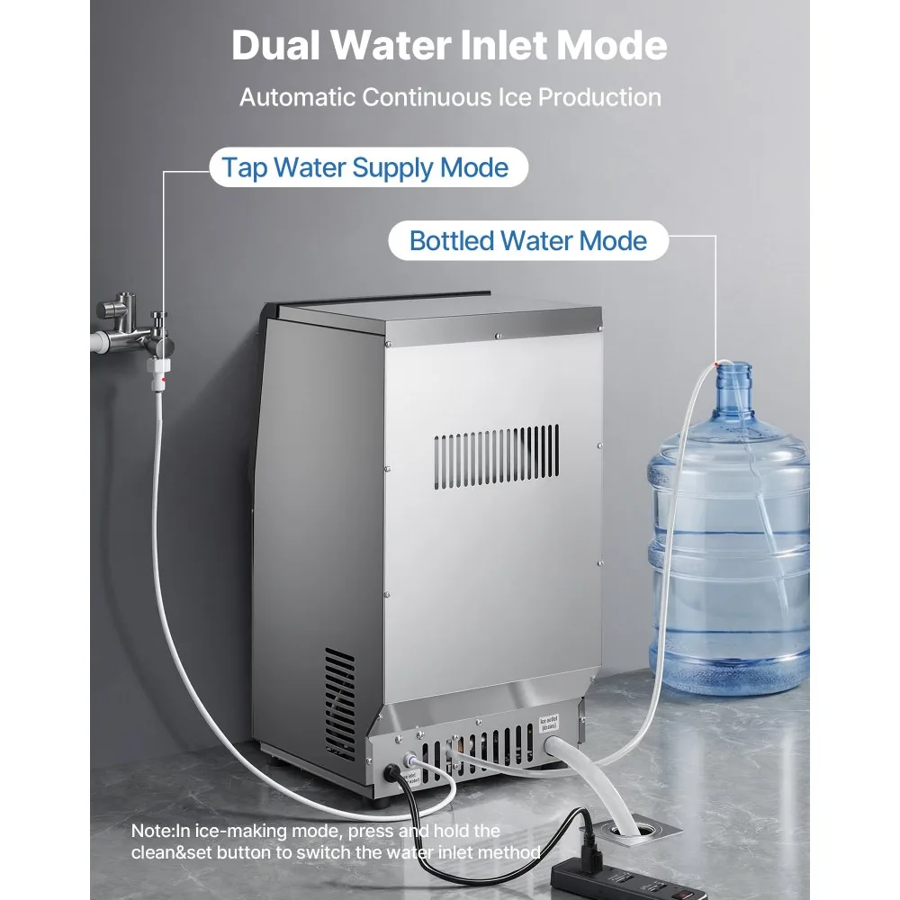 commercial ice maker dimensions