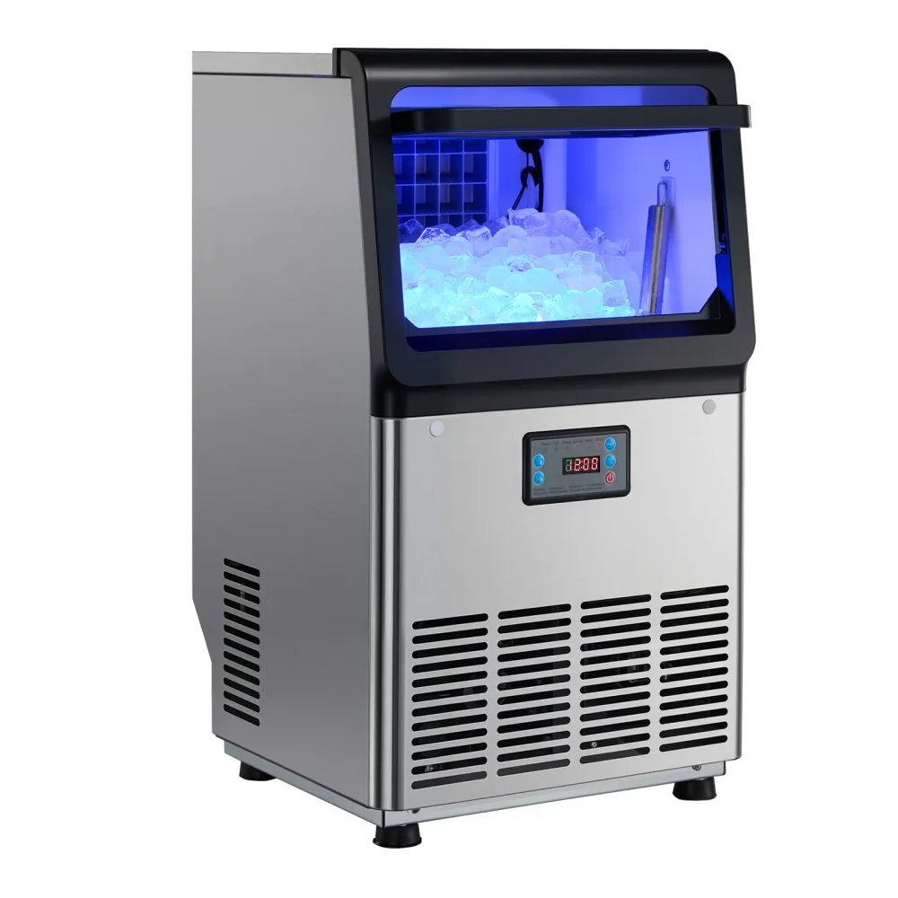 commercial ice maker in restaurant and bar