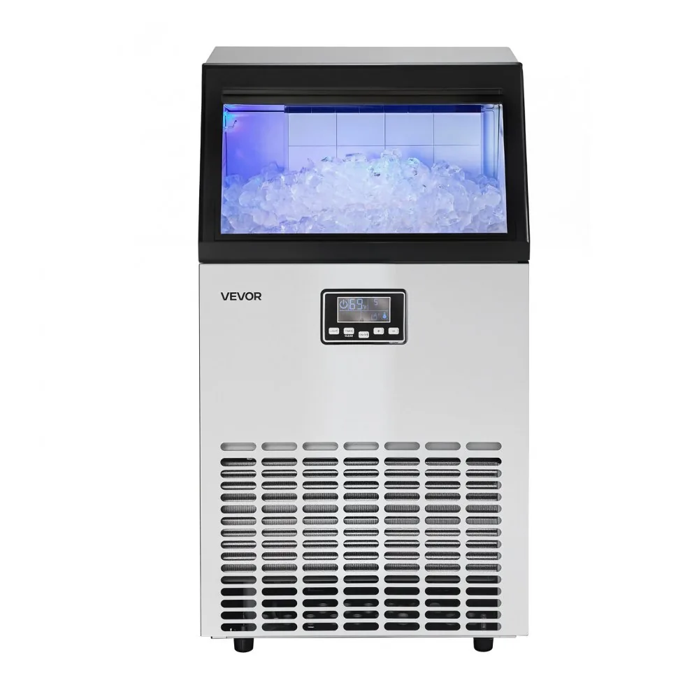 commercial ice maker in restaurant and bar