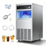 VEVOR commercial ice maker 100 lbs/24h front view