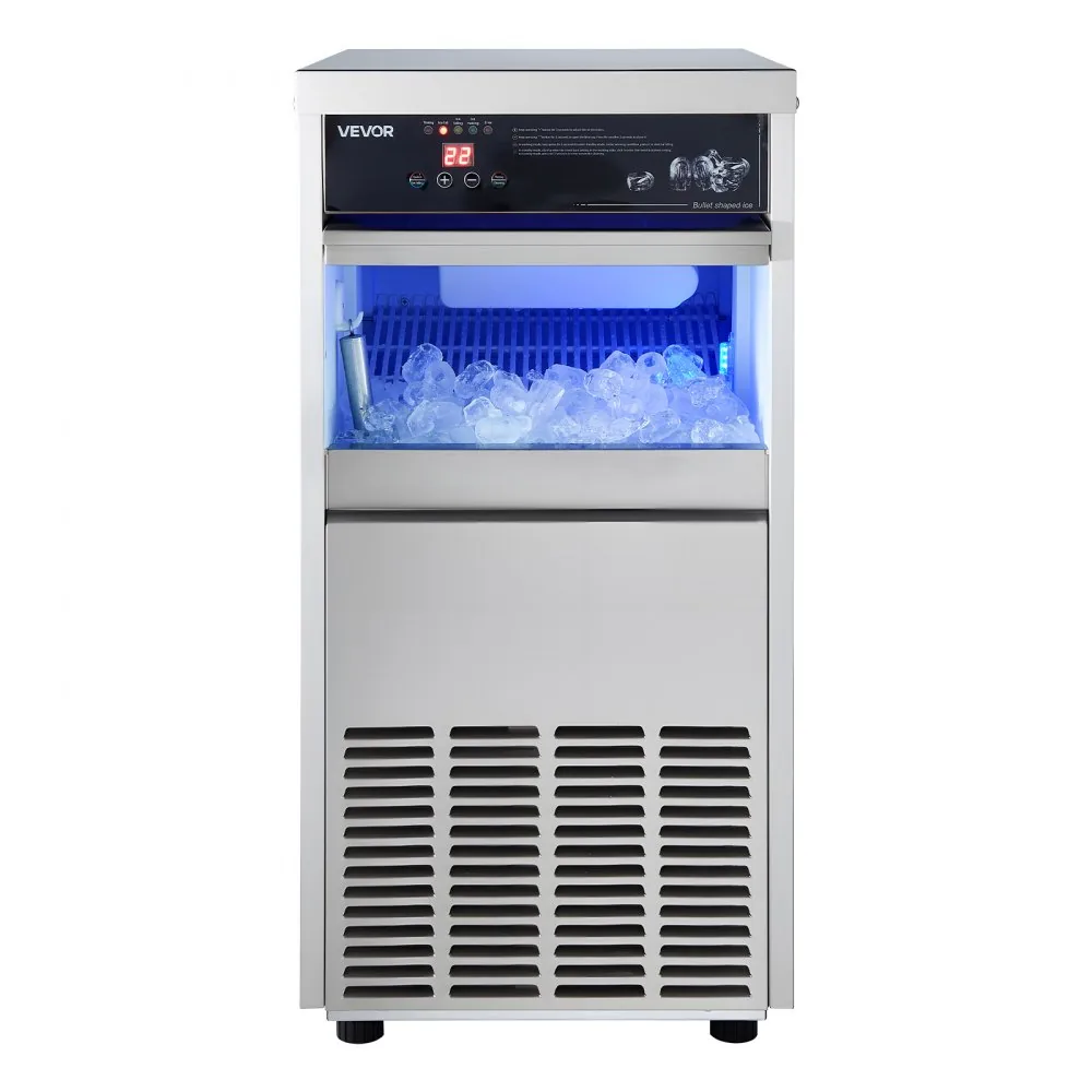 commercial ice maker in restaurant and bar