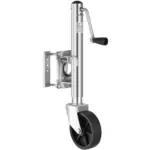 VEVOR trailer jack with wheel front view