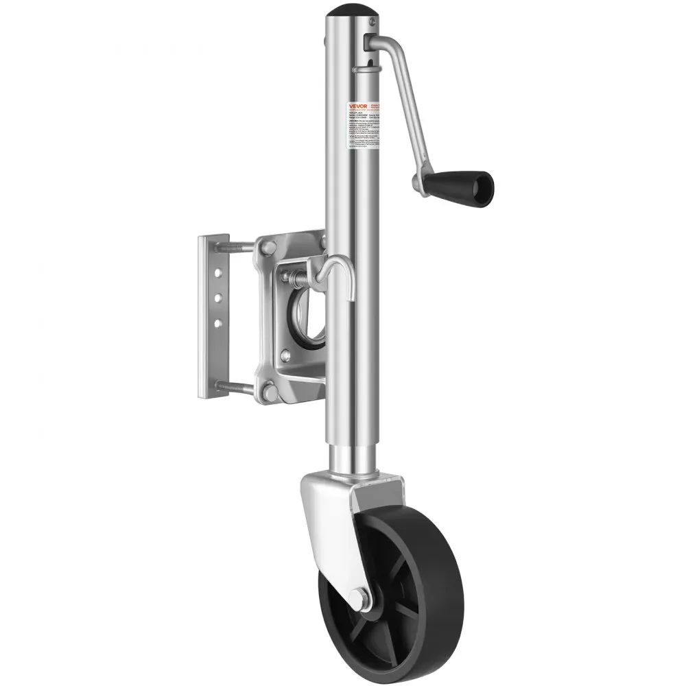 VEVOR trailer jack with wheel front view