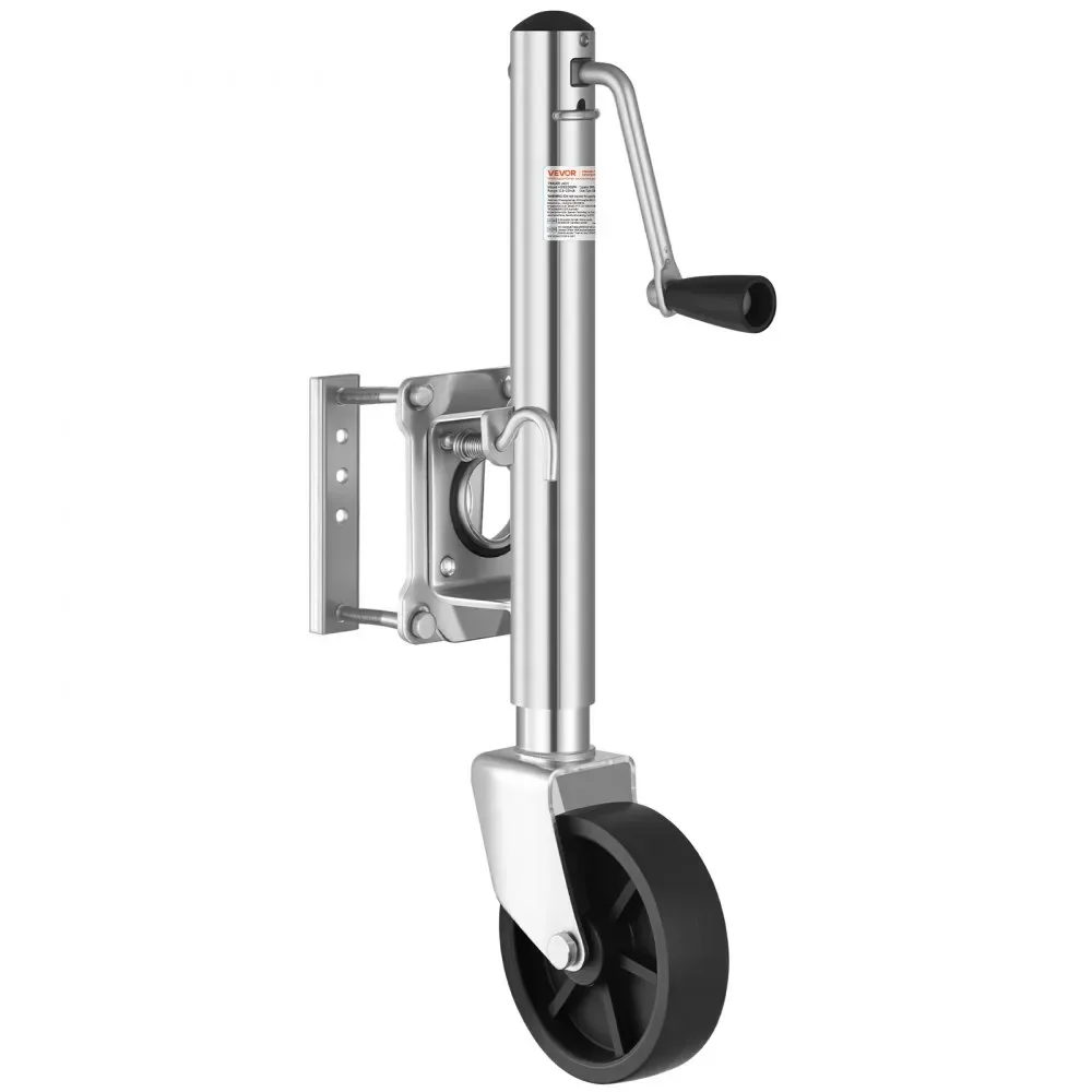 VEVOR utility trailer jack fold up position