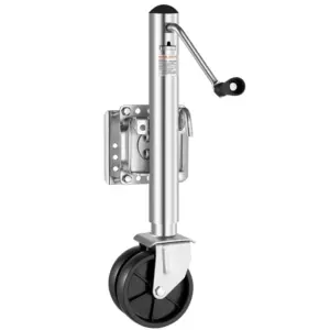 VEVOR Trailer Jack 2000 LBS with Wheel 12 in Lift front view
