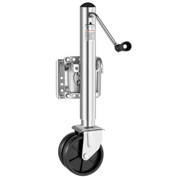 VEVOR Trailer Jack 2000 LBS with Wheel 12 in Lift front view