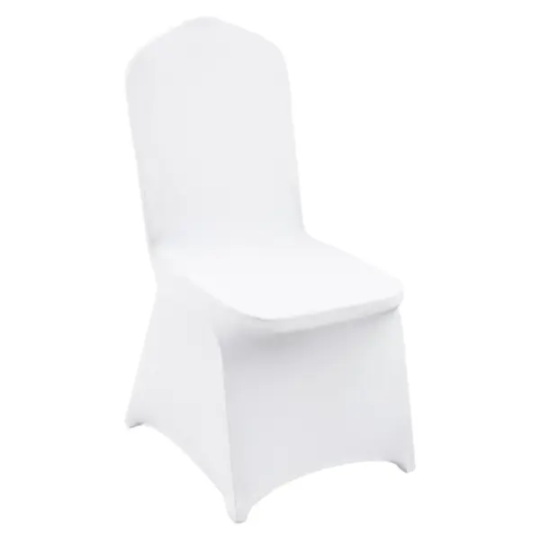 VEVOR Stretch Spandex Folding Chair Covers 200 PCS White-for product image 1