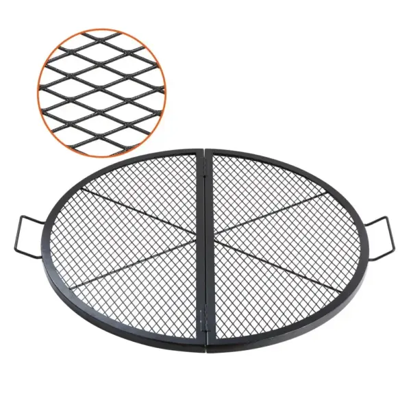 VEVOR X-Marks Fire Pit Grill Grate 36 in Foldable Round product image 1