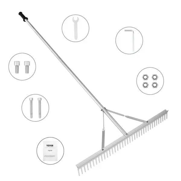VEVOR Landscape Rake 36 inch 75 inch product image 1