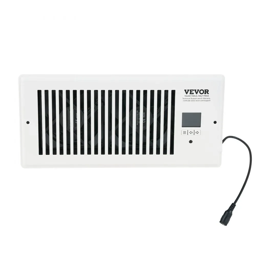VEVOR register booster fan white finish