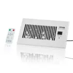 VEVOR 6 x 10 in white register booster fan front view