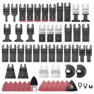 VEVOR 160 PCS Oscillating Blade and Sanding Set Multitool front view