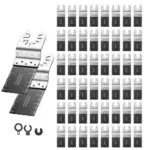 VEVOR 50 PCS Bi-Metal Oscillating Saw Blades for Multitools front view