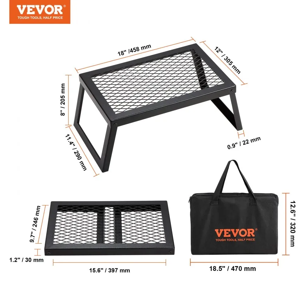 VEVOR Folding Campfire Grill 18 in product image 7