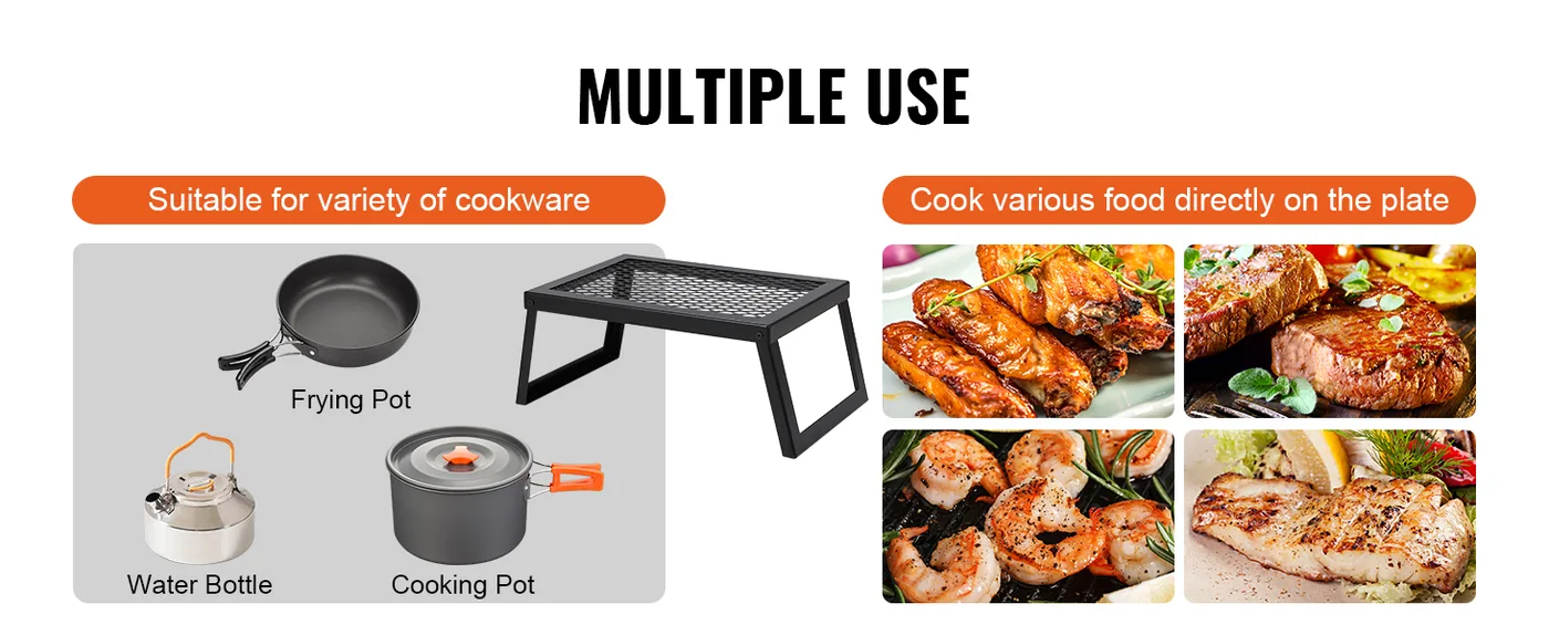 VEVOR Folding Campfire Grill 18 in feature 4