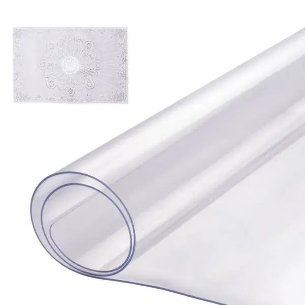 VEVOR Plastic Table Cover 16 x 32 inch Clear product image 1