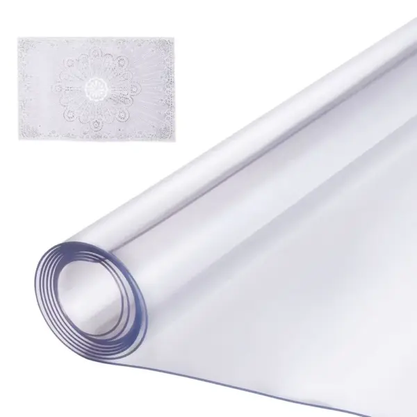 VEVOR Plastic Table Cover 40 x 60 inch Clear product image 1