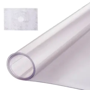 VEVOR Plastic Table Cover 42 x 60 inch Frosted Clear product image 1