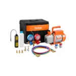 VEVOR 4.5 CFM AC Vacuum Pump and Gauge Set Single Stage 127 product image 1