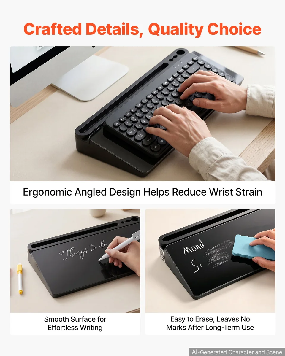 VEVOR desk whiteboard phone and tablet slot