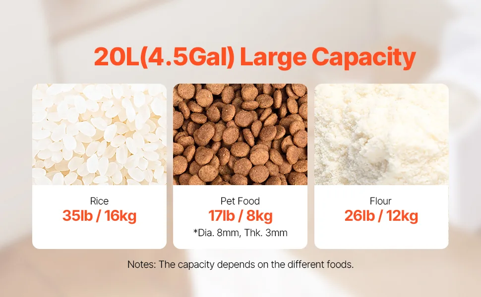 VEVOR Rice Storage Container 1 pcs 20L feature 1