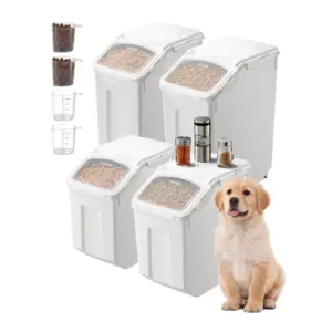 VEVOR Rice Storage Container 4 pcs 100L product image 1