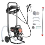 VEVOR 950W Airless Paint Sprayer with Cart 3000 PSI front view