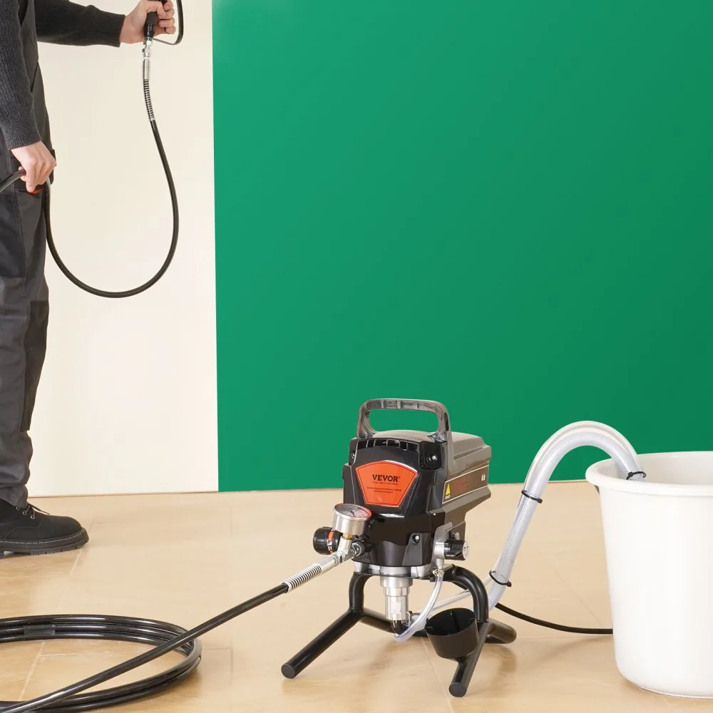 VEVOR 950W Airless Paint Sprayer 3000 PSI Electric Stand installation