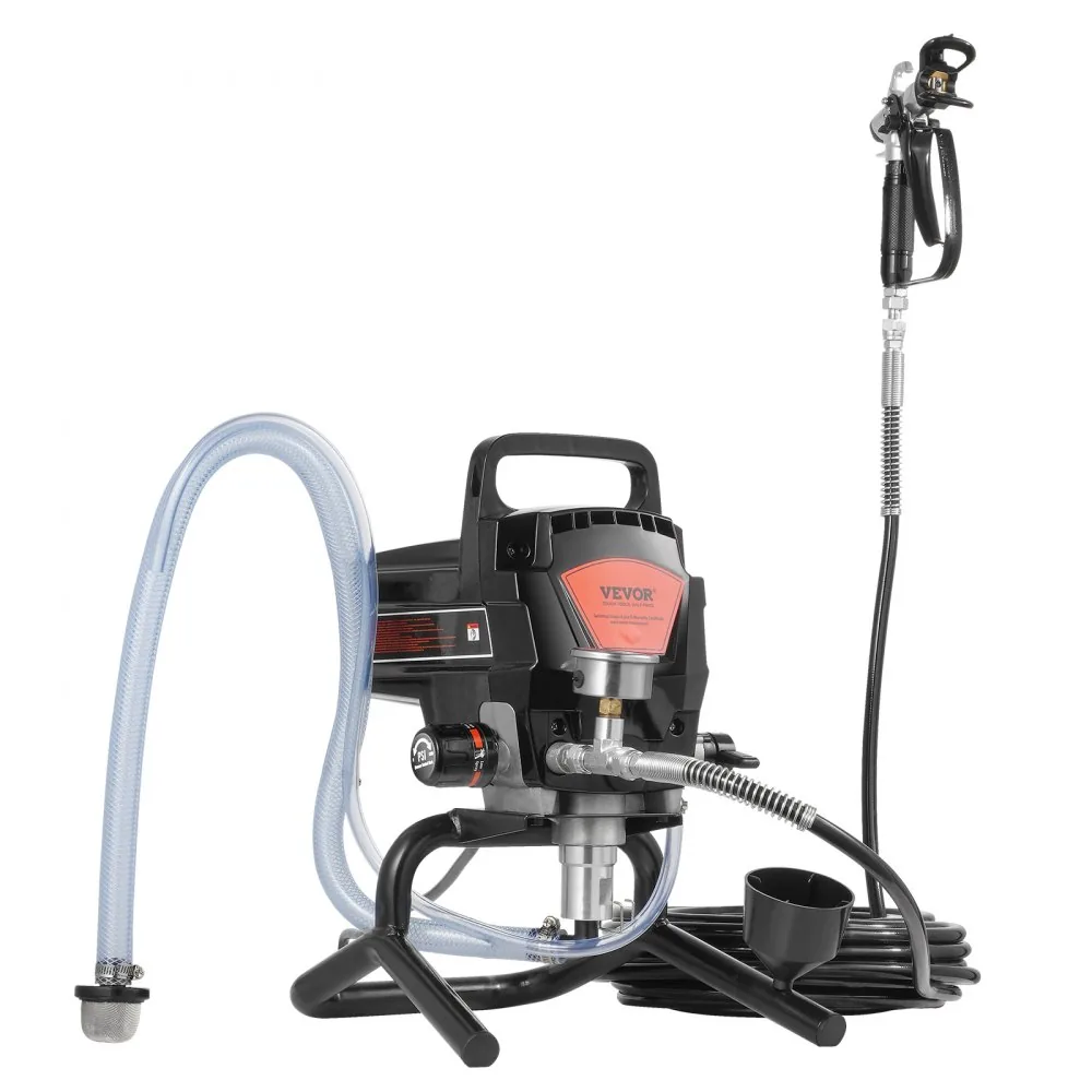 VEVOR 950W Airless Paint Sprayer 3000 PSI Electric Stand performance detail