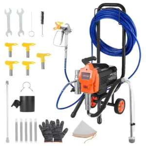VEVOR 1500W stand airless paint sprayer front view