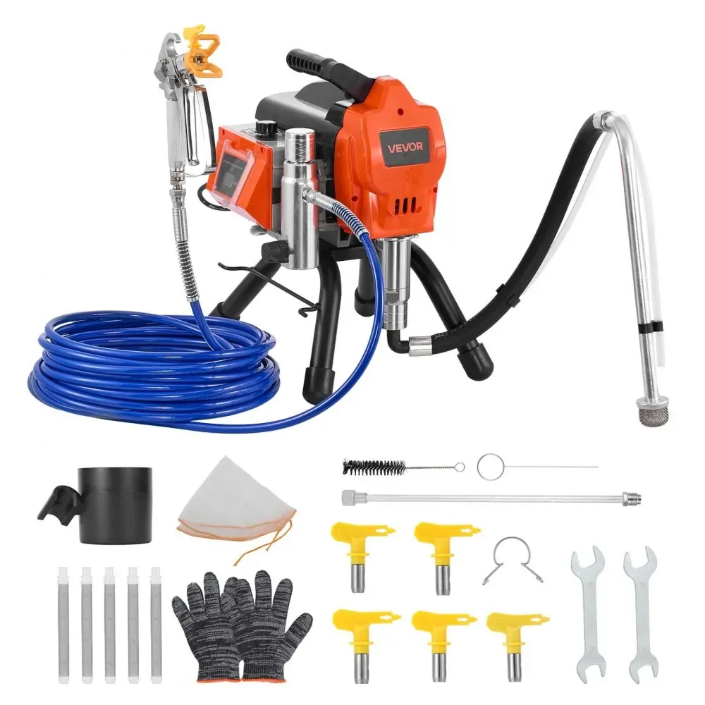 VEVOR 1500W stand airless paint sprayer front view