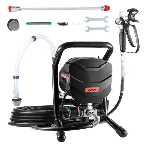 VEVOR 650W stand airless paint sprayer front view