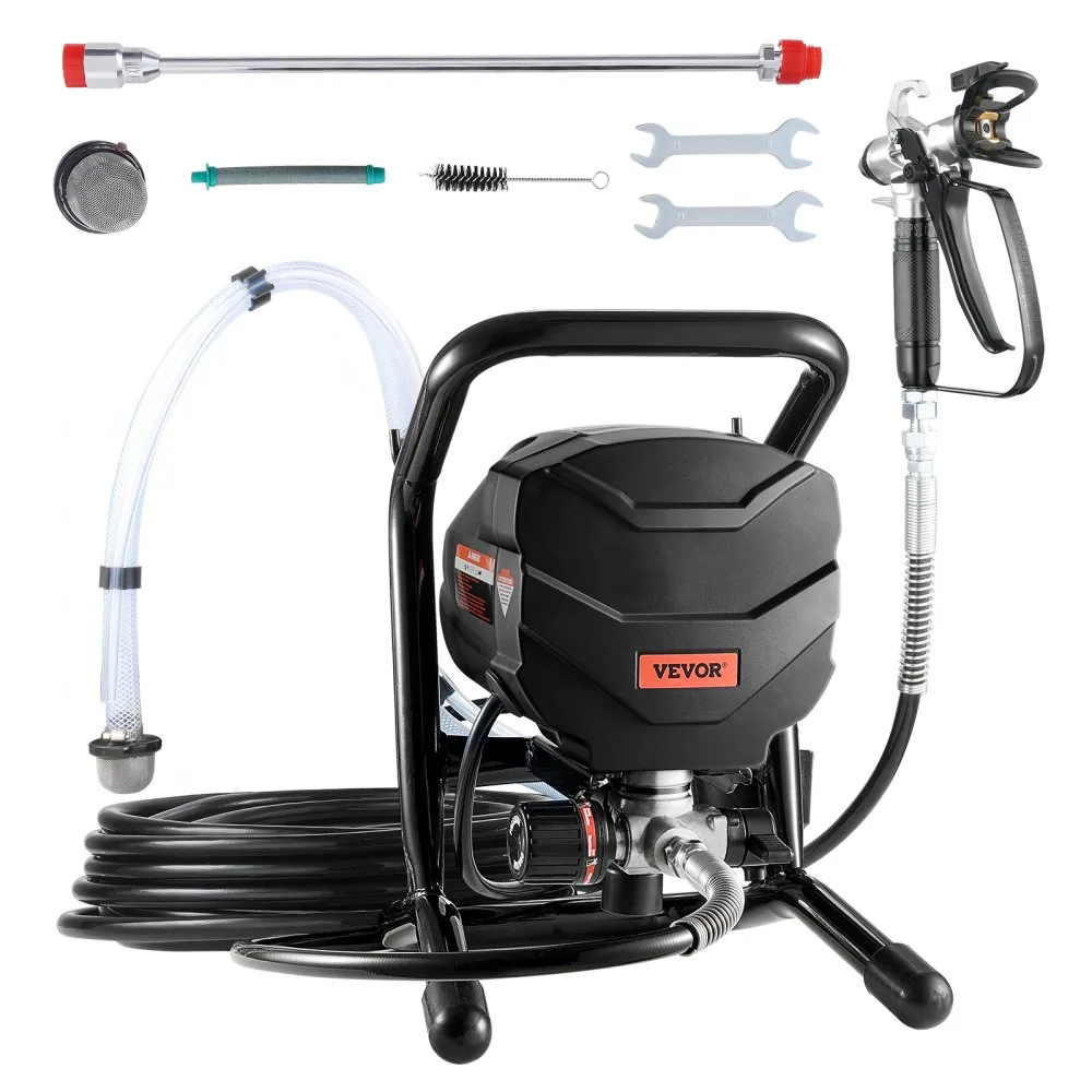 VEVOR 650W stand airless paint sprayer front view