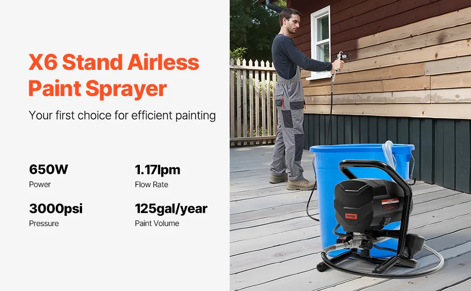 VEVOR stand airless paint sprayer overview
