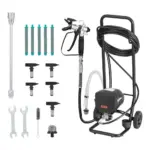 VEVOR 650W stand airless paint sprayer front view