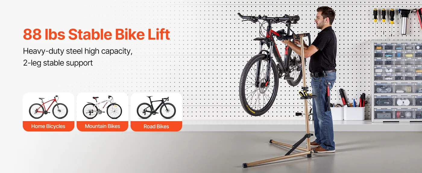 VEVOR Bike Repair Stand 88 lbs Steel overview