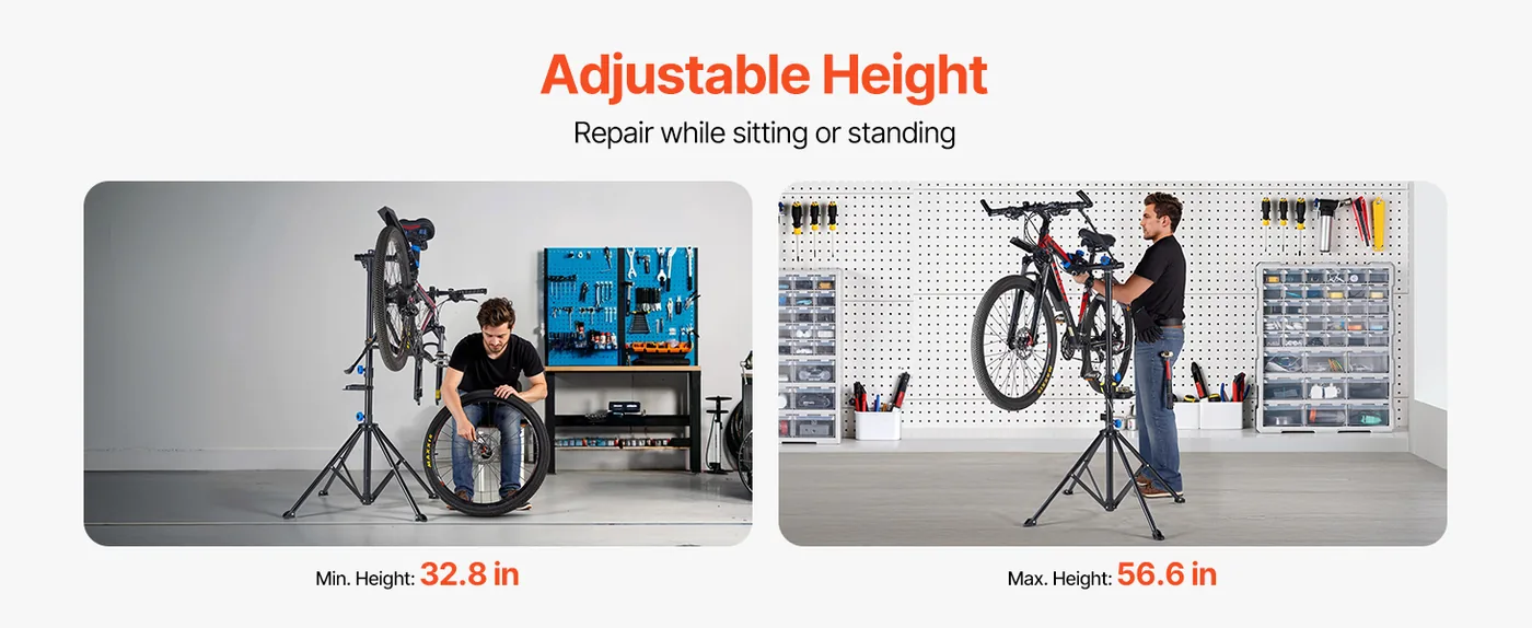 VEVOR Bike Repair Stand 66 lbs Steel feature 3