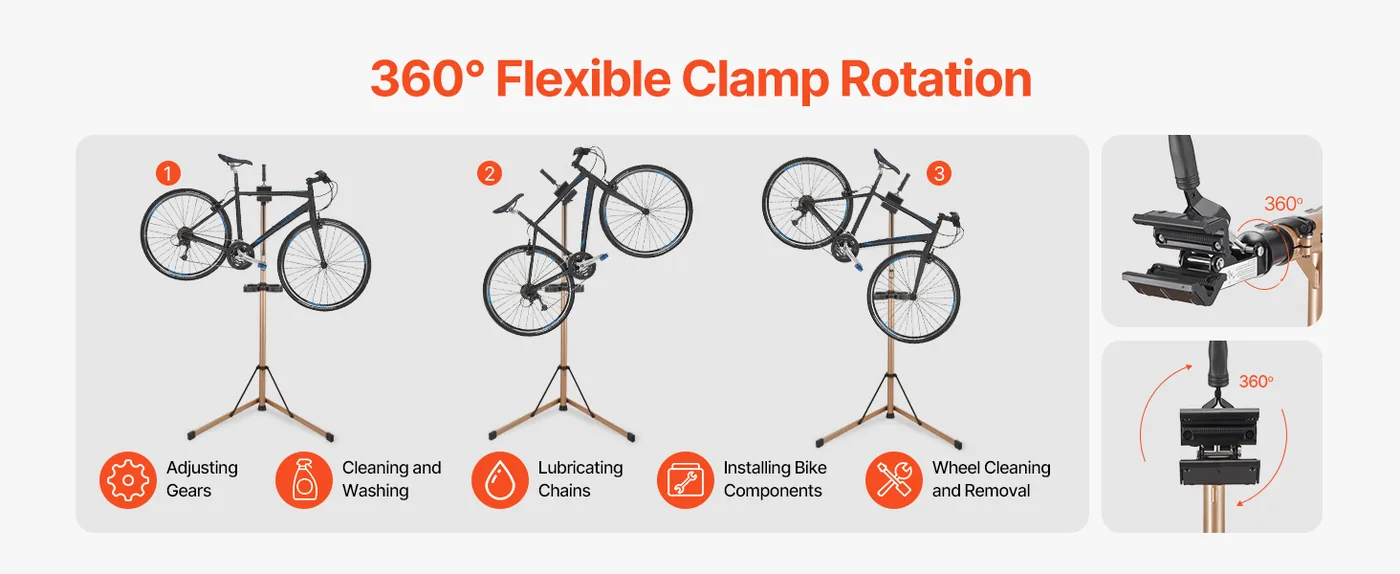 VEVOR Bike Repair Stand 110 lbs Aluminium feature 1