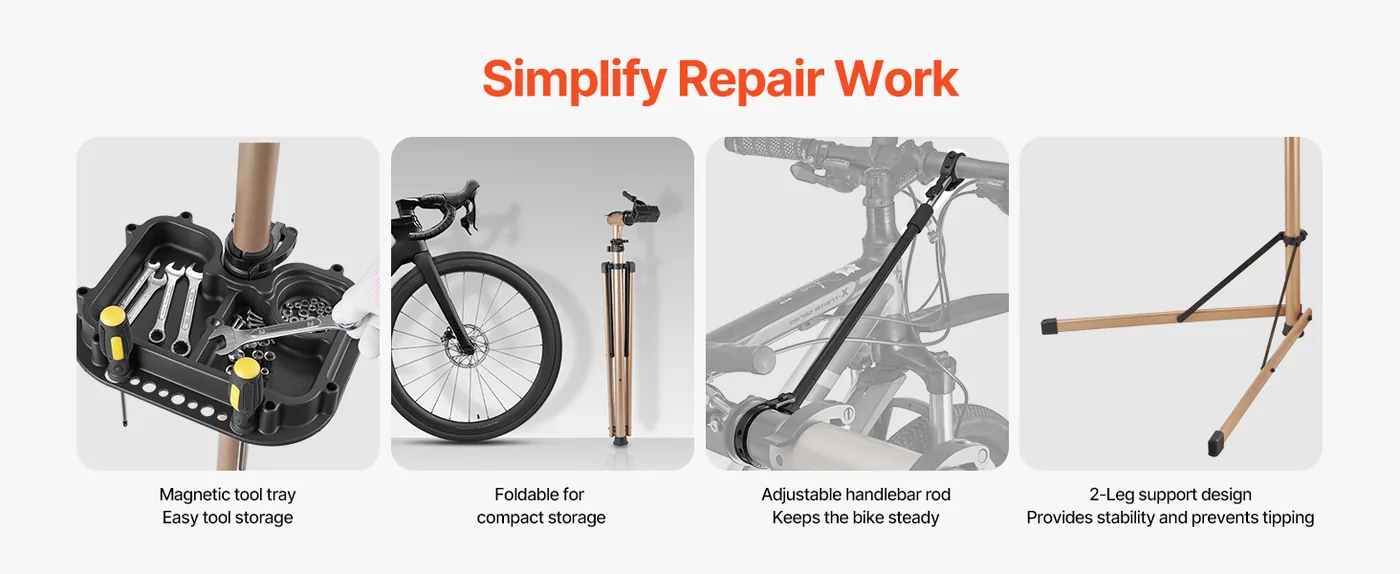 VEVOR Bike Repair Stand 110 lbs Aluminium feature 4