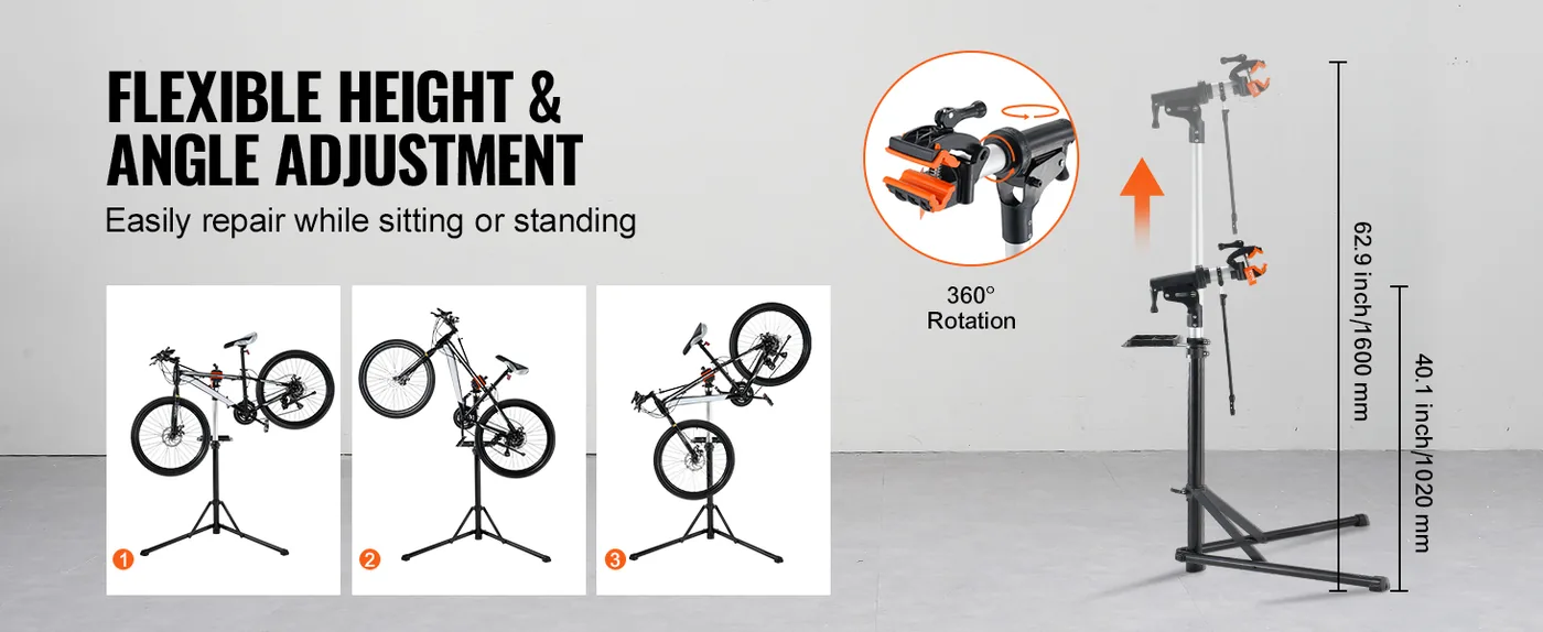 VEVOR Bike Repair Stand 66 lbs Aluminium feature 1