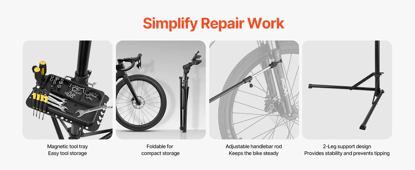 VEVOR Bike Repair Stand 85 lbs Aluminium feature 4