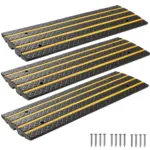 VEVOR Car Driveway Rubber Curb Ramp 3 Pcs Upgraded Version product image 1